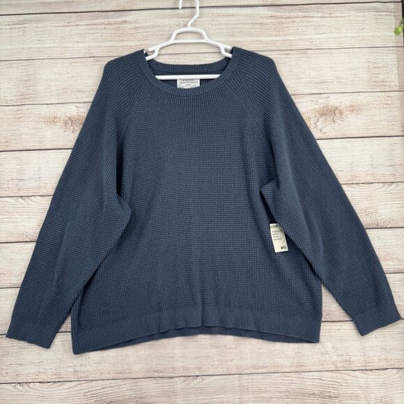 REI Co-Op Wallace Lake Waffle‎ Sweater Men's Size 3XL Blue NEW - Picture 1 of 15
